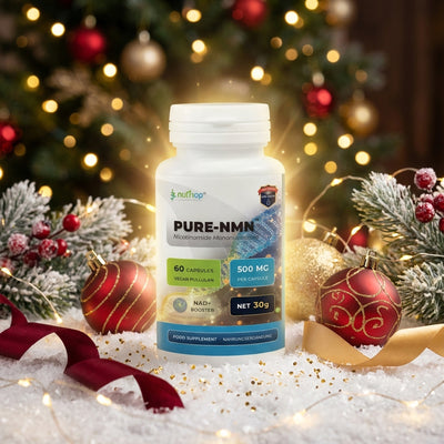 Nutriop Longevity® Pure-NMN Nicotinamid-Mononukleotid Extreme Potenz 500mg Kapseln (x60) - 30 Gramm