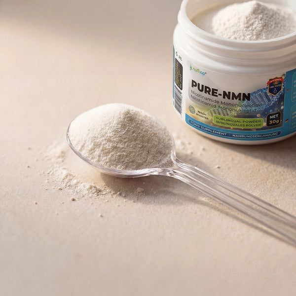 Nutriop Longevity® PURE-NMN Nicotinamidă Mononucleotidă Extreme Potency pulbere sublinguală -30 grame