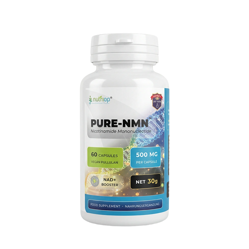 Nutriop Longevity® Pure-NMN Nicotinamide Mononucleotide Extreme Potency 500mg Capsules (x60) - 30 Grams
