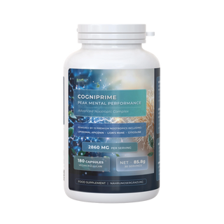 Nutriop® COGNIPRIME® - Premium Nootropic & Cognitive Longevity Stack (180 Capsules)