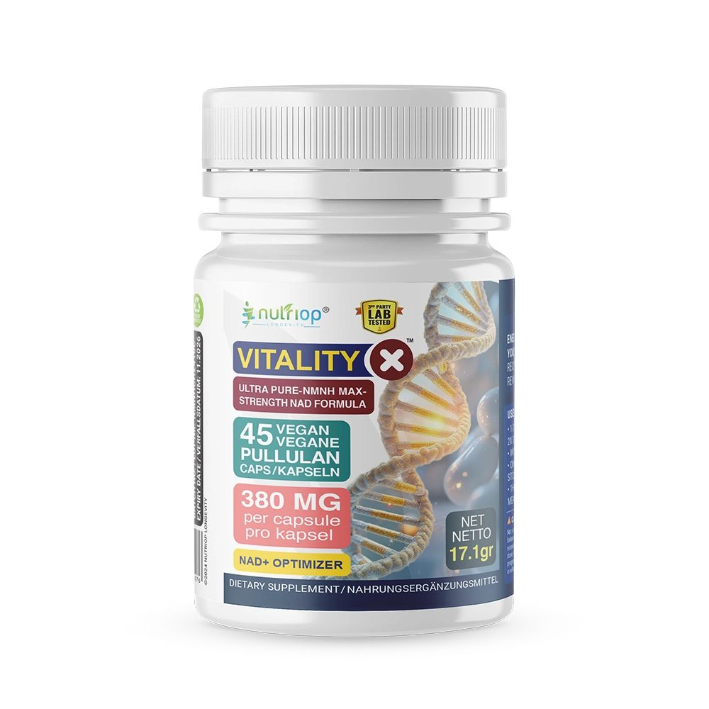 Nutriop® Vitality-X™ - Avanceret NMNH &amp; NAD+ cellulær matrix (45 kapsler)