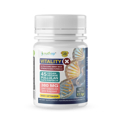 Nutriop® Vitality-X™ - Avanceret NMNH &amp; NAD+ cellulær matrix (45 kapsler)