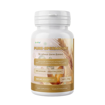 Nutriop® Pure Spermidine 10 mg — Geavanceerde autofagie-activator (60 capsules)