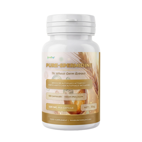 Nutriop® Pure Spermidine 10mg — Advanced Autophagy Activator (60 Capsules)