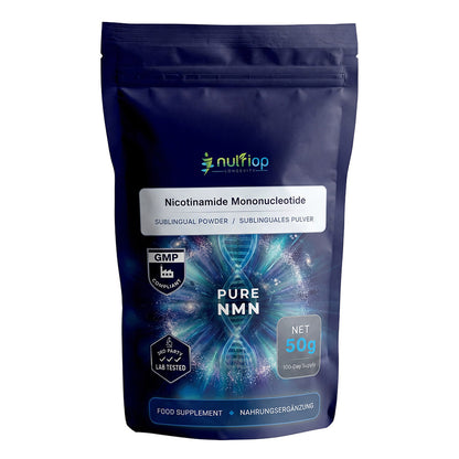 Nutriop® Pure NMN sublinguelt pulver – direkte NAD+-forstadie (30 g)