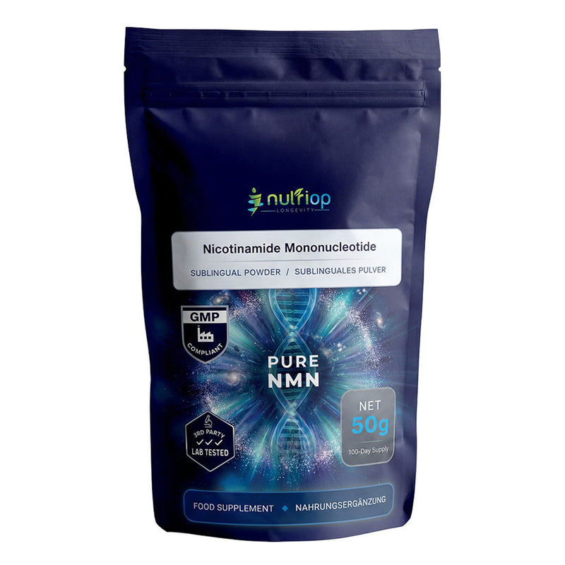 Nutriop® Pure NMN sublinguelt pulver – direkte NAD+-forstadie (30 g)