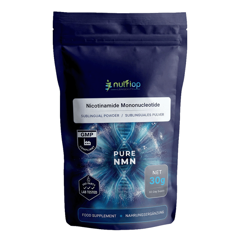 Nutriop® ピュア NMN 舌下パウダー - 直接的なNAD+前駆体 (30g)