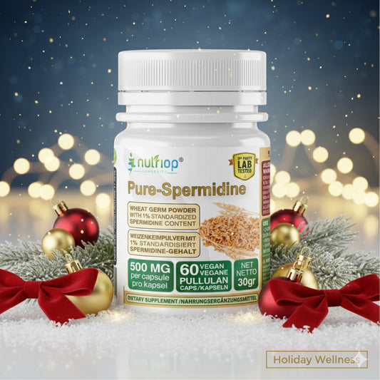 Nutriop® Pure Spermidine - Massima Potenza - 10mg - 30 porzioni