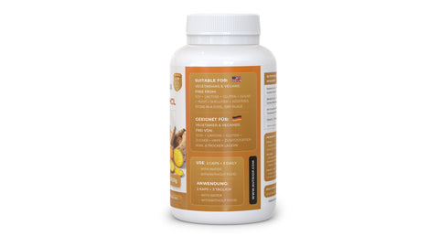 Image of Nutriop Longevity® Bio-Enhanced Berberine HCL med ren organisk piperin og druekjerneekstrakt - 865 mg per porsjon (x45)