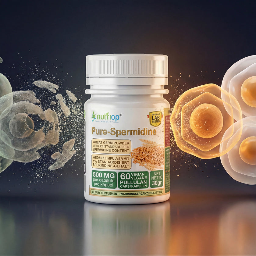 Nutriop® Pure Spermidine - Max styrka -10mg - 30 portioner