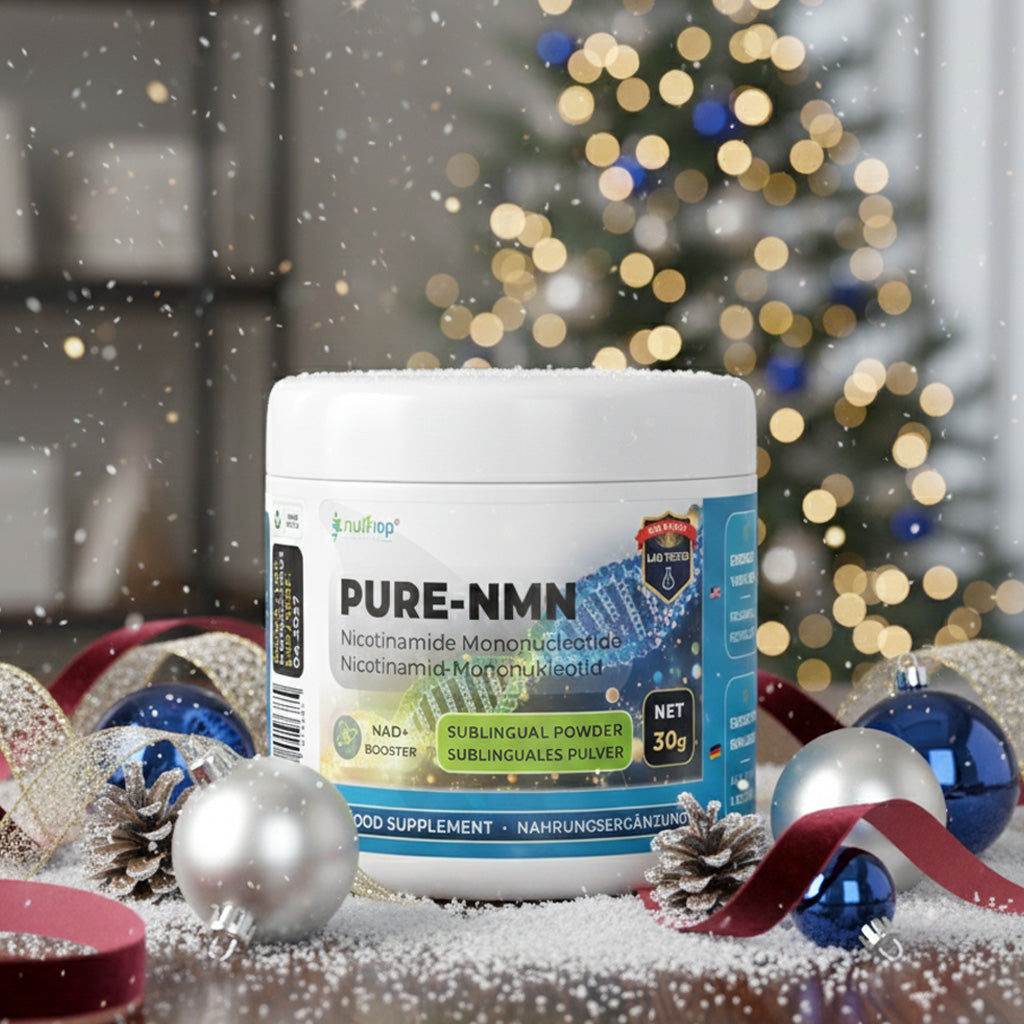 Nutriop Longevity® PURE-NMN Nicotinamid Mononukleotid Ekstrem Styrke sublingualt pulver -30 gram