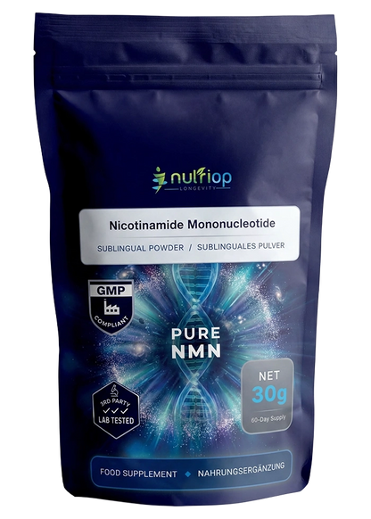 Nutriop® Pure NMN Sublingual Powder - Direct NAD+ Precursor (30g)